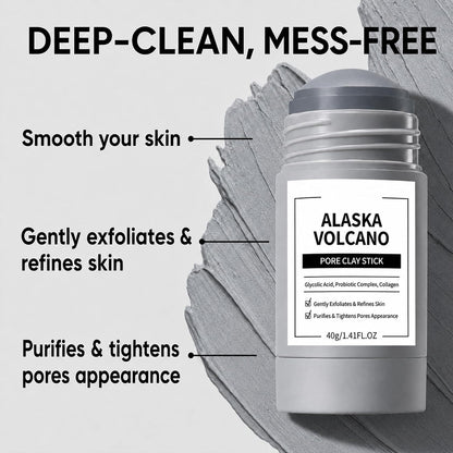 Alaska Volcano Pore Clay Stick