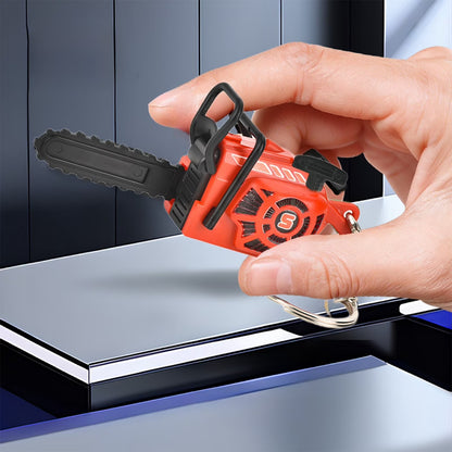 Pull Cord Mini Chainsaw Keychain