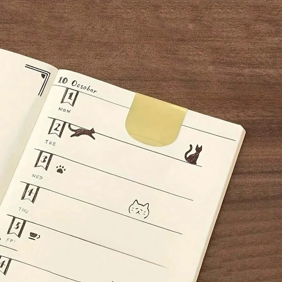 Cat-Shaped Hollow Ruler & bookmark