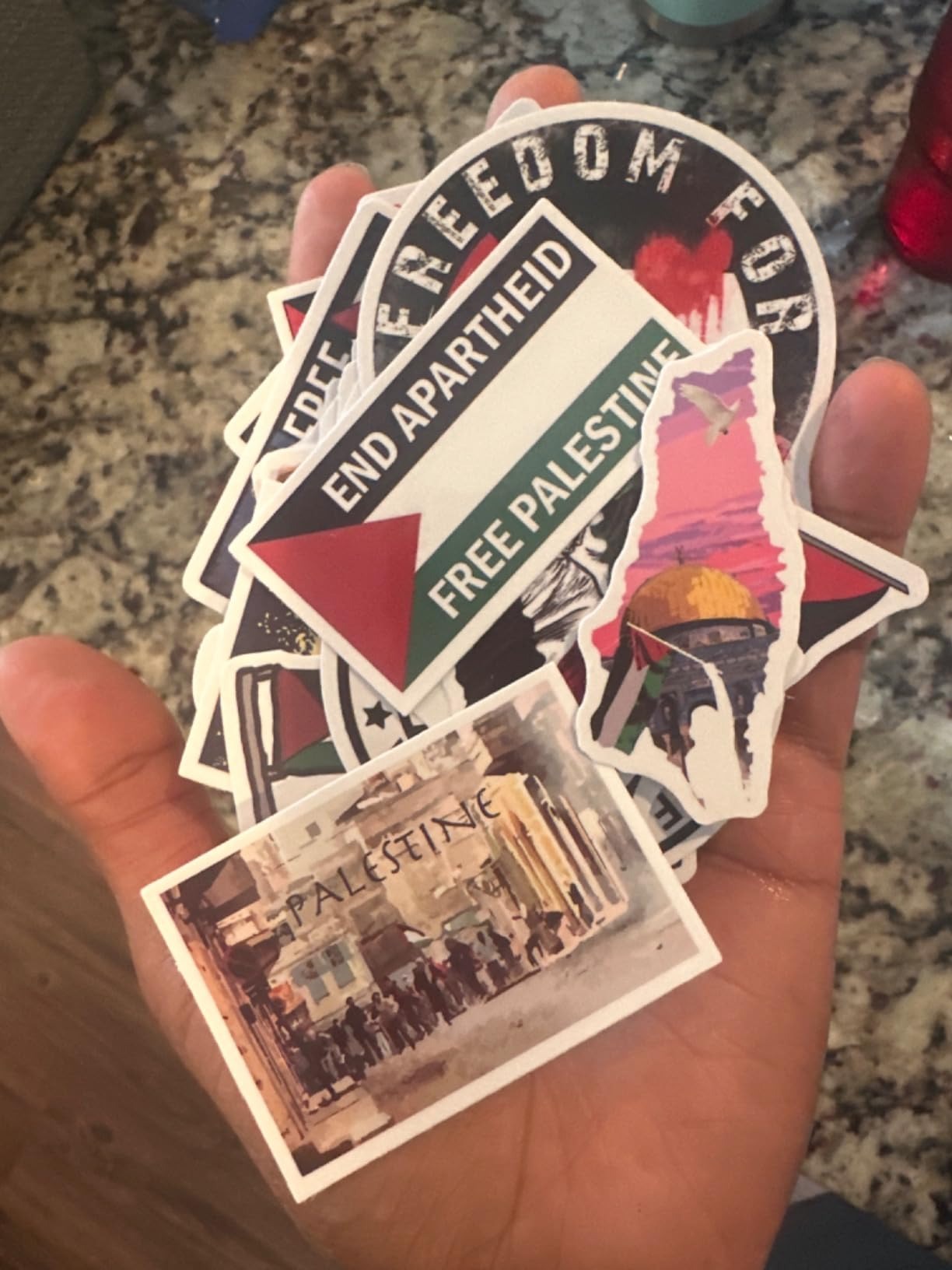 Freedom Palestine Stickers (100PCS)