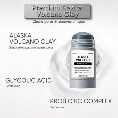 Alaska Volcano Pore Clay Stick