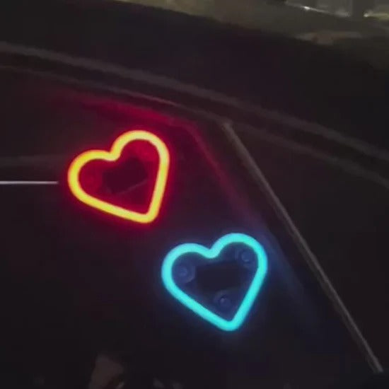 Rechargeable Solar-Powered Heart-Shaped LED Light