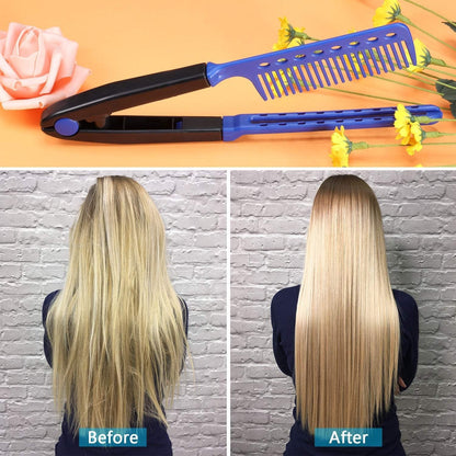 V TYPE Straightening Hair Comb