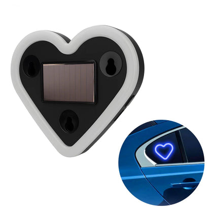 Rechargeable Solar-Powered Heart-Shaped LED Light