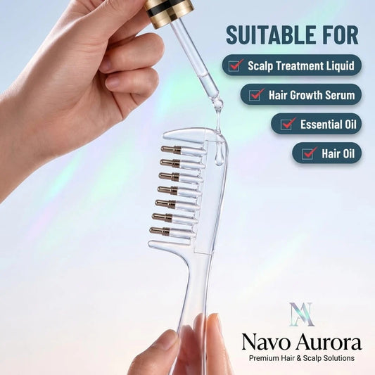 Scalp Oil Dispenser Comb