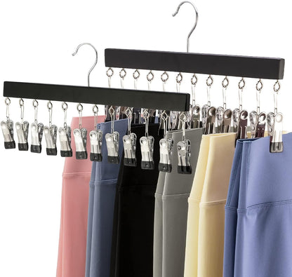 12 Clips Hanging Closet Organizer
