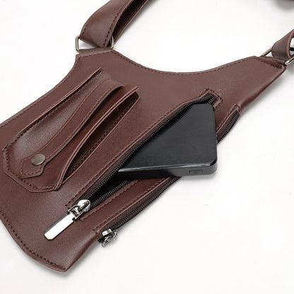 Adjustable Medieval Leather Harness Bag