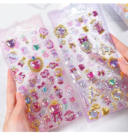 Diamond Crystal Stickers 3D Gem Stickers