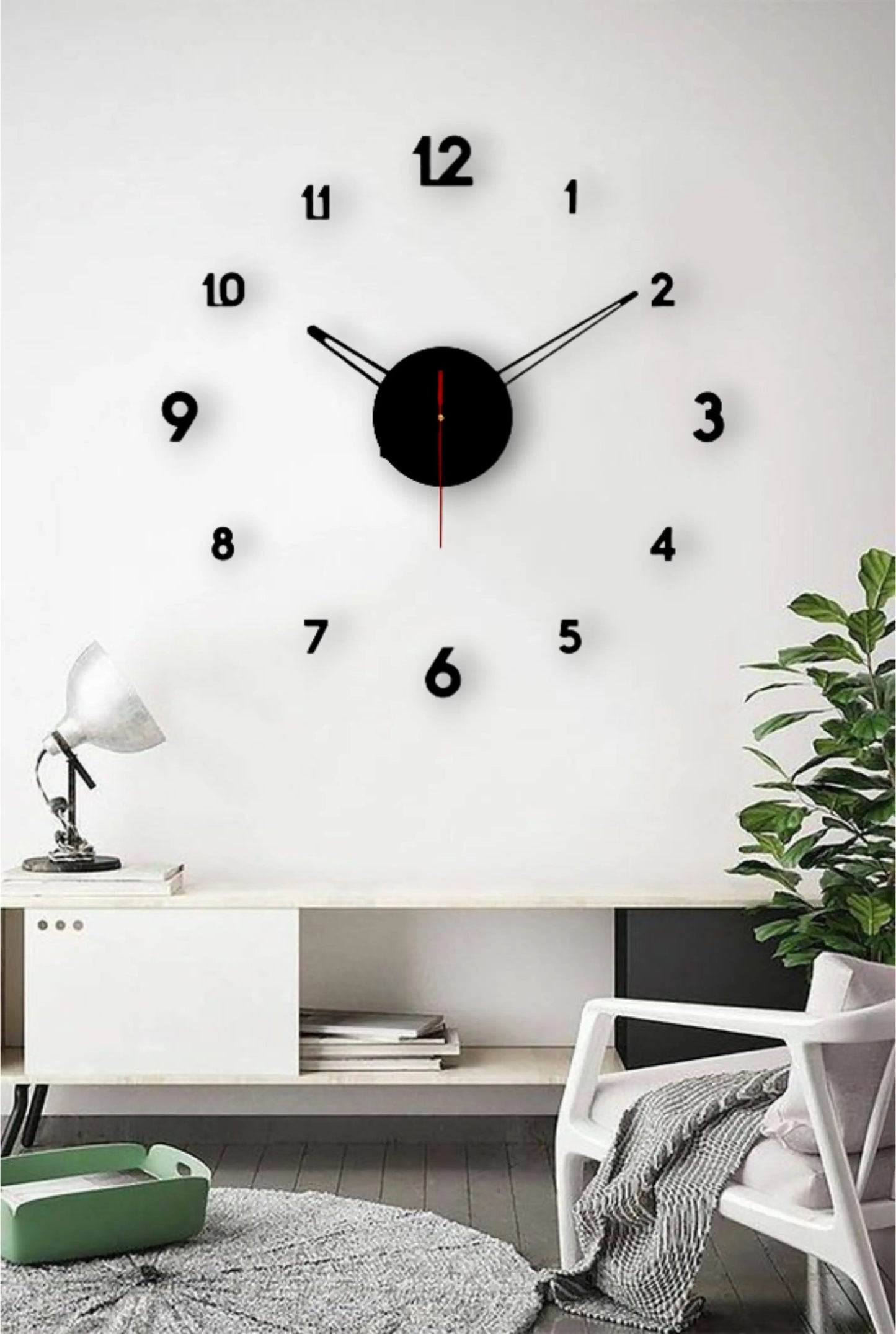 Unique 3D wall clock