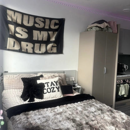 ''MUSIC IS MY DRUG'' FLAG