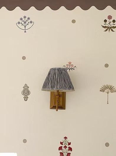 DIY Jaipuri Floral Motif Wall Stickers