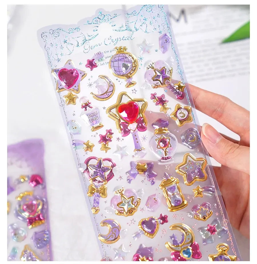 Diamond Crystal Stickers 3D Gem Stickers