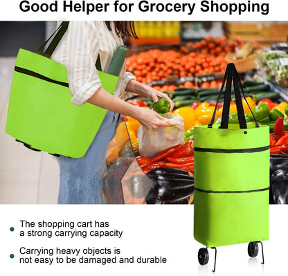 Foldable Rolling Shopping Bag