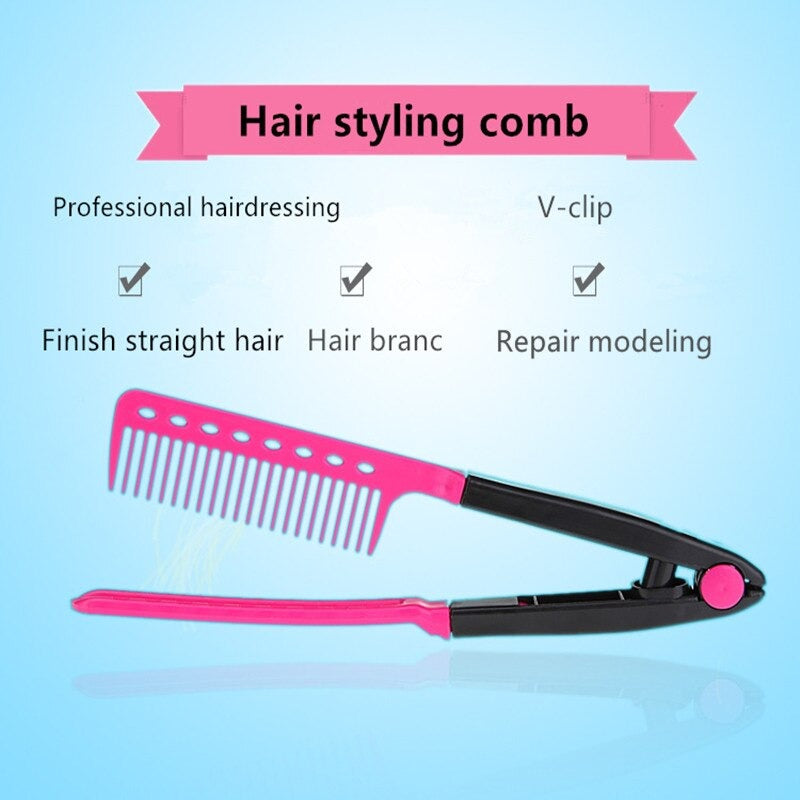 V TYPE Straightening Hair Comb
