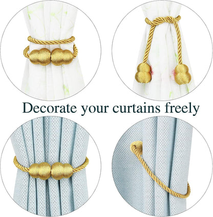 Magnetic Curtain Tiebacks Rope