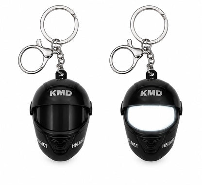 LED Helmet Keychain for Bike & Car Keys