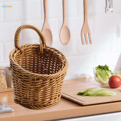 Wall Hanging Storage Basket for Kitchen