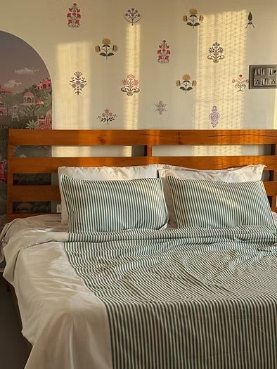 DIY Jaipuri Floral Motif Wall Stickers