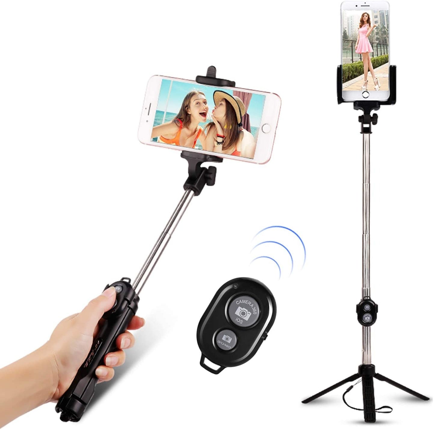 Wireless Bluetooth Selfie Camera Remote Control Shutter