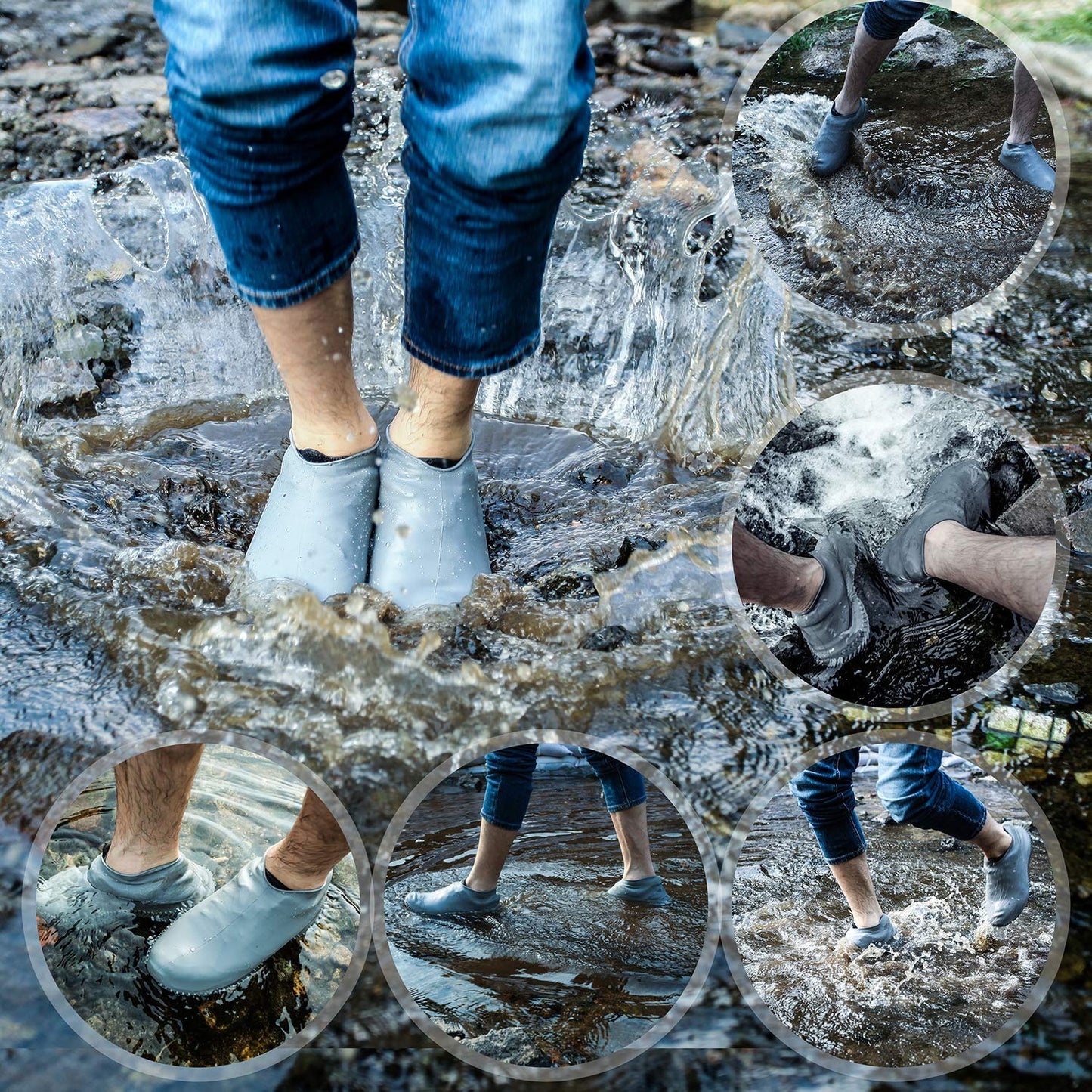Reusable Silicone Waterproof Shoe Covers
