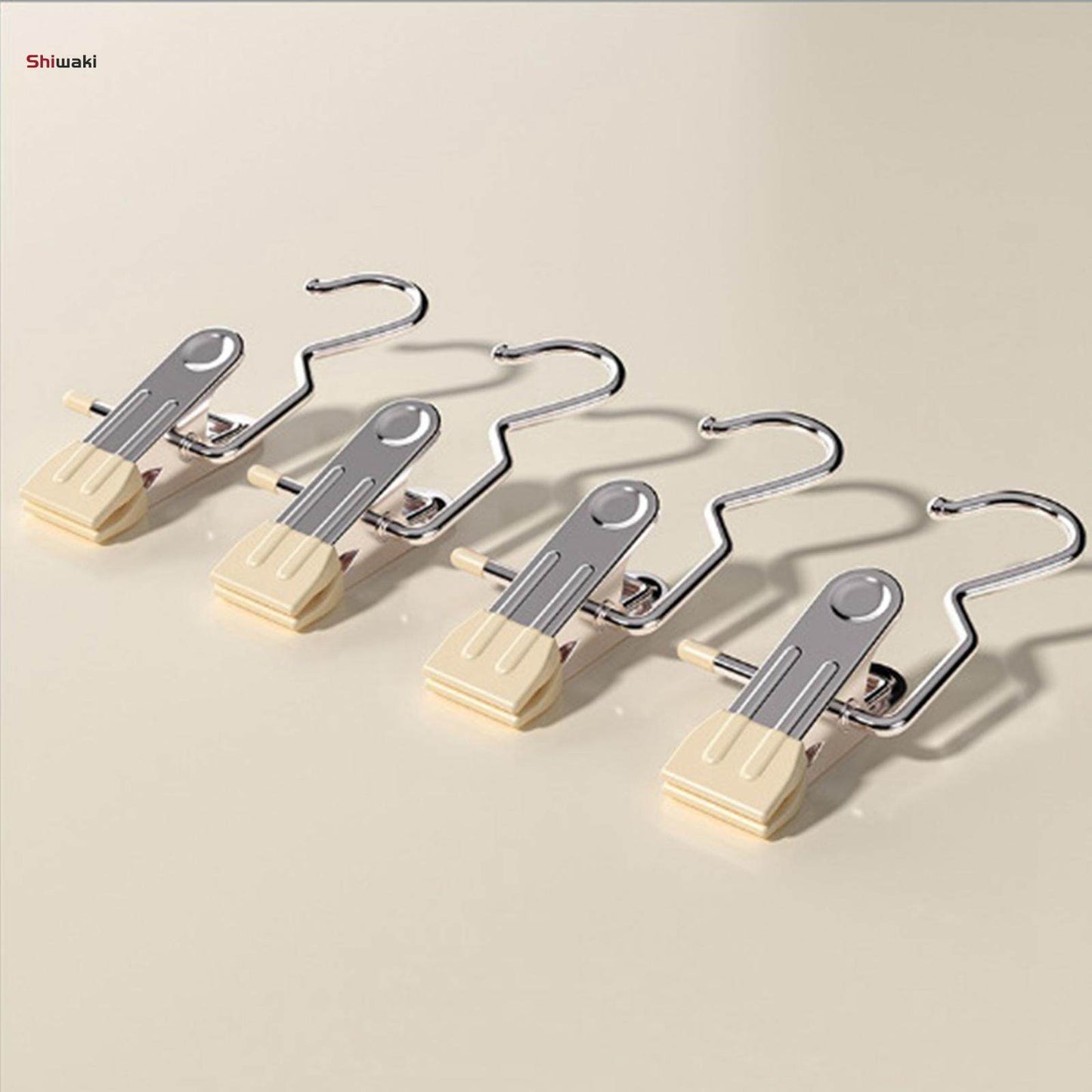 Stainless Steel Laundry Clothes Pegs with Hook