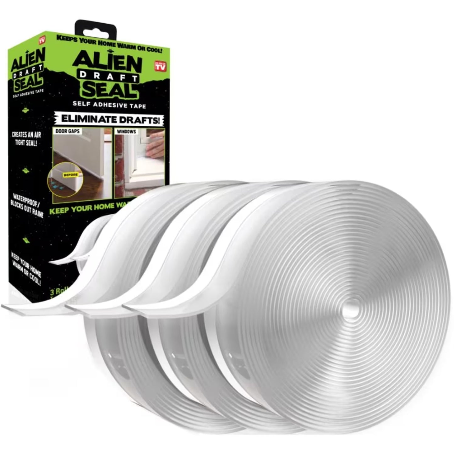 Alien Draft Seal Transparent Silicone Seal Strip