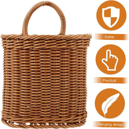 Wall Hanging Storage Basket for Kitchen