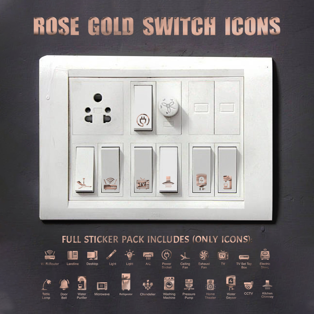 Switch Sticker For for Electric Board