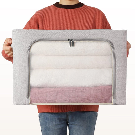 Stackable Storage Boxes for Cabinet Organization