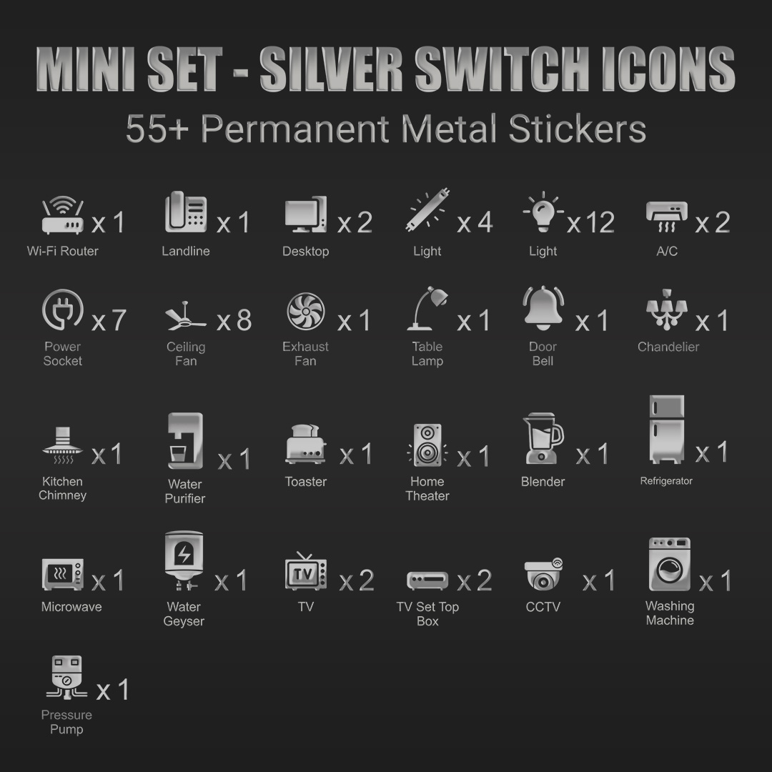 Switch Sticker For for Electric Board