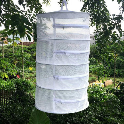 Collapsible Herb Drying Net Dryer Mesh Rack with Zipper