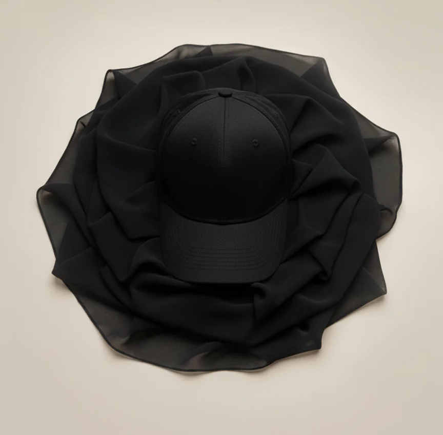 2 IN 1 SUPPORTS SUMMER CAP &HIJAB FOR GILRS