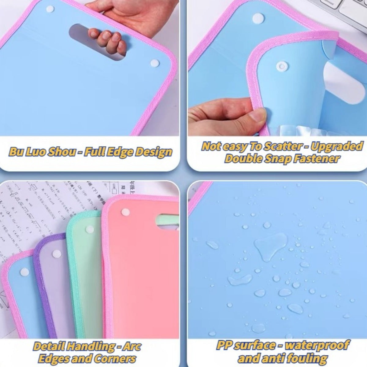Portable Vertical Waterproof File Folder