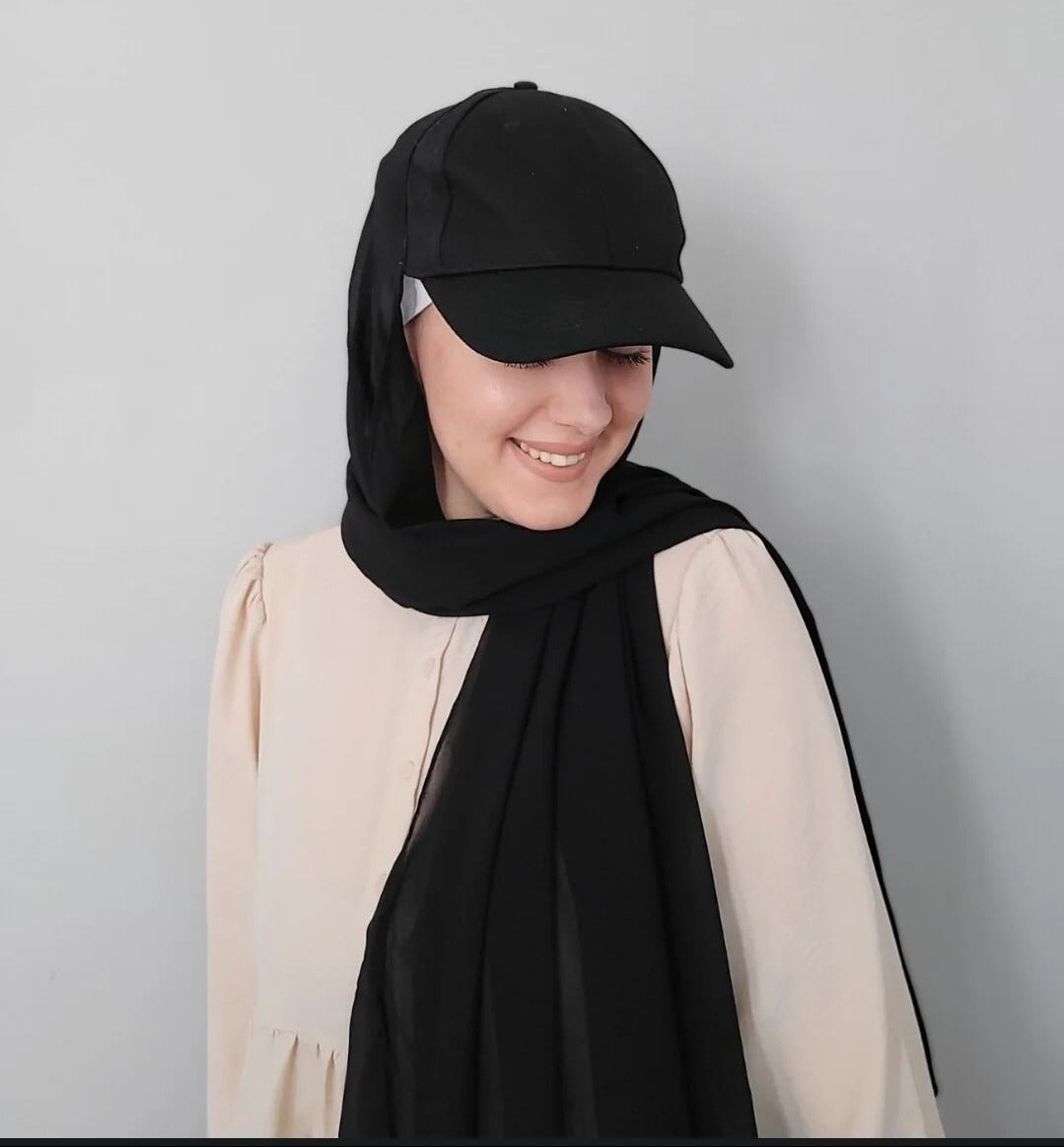2 IN 1 SUPPORTS SUMMER CAP &HIJAB FOR GILRS