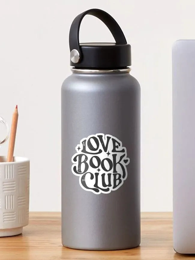 50 PCS Bookaholics Kindle Stickers Vinyl Stickers