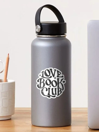 50 PCS Bookaholics Kindle Stickers Vinyl Stickers