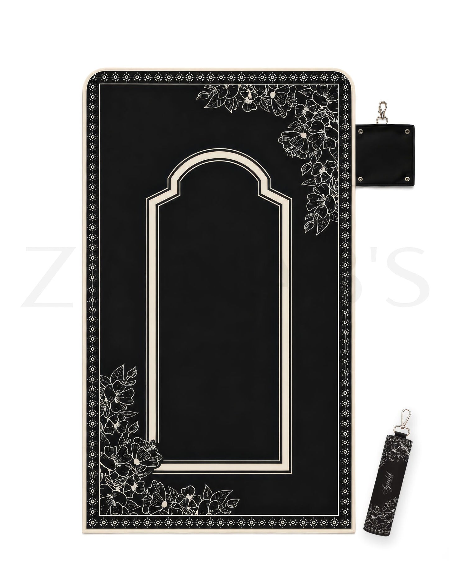Keychain Floral Charm Prayer Mat
