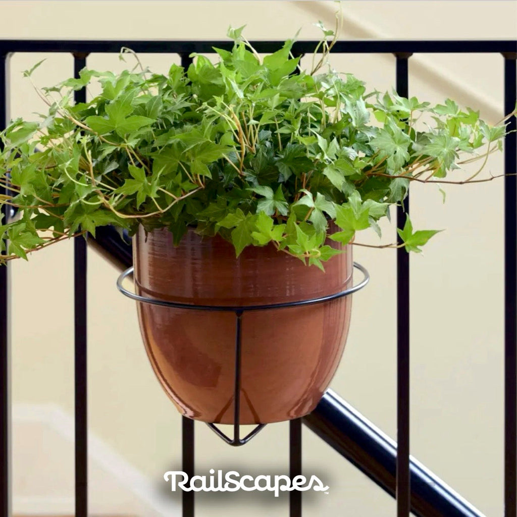 Hanging Railing Planter Shelf Decorative for Balcony