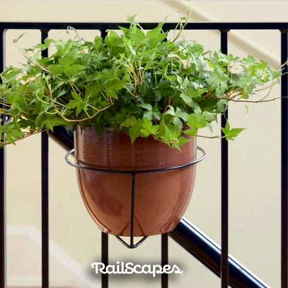 Hanging Railing Planter Shelf Decorative for Balcony