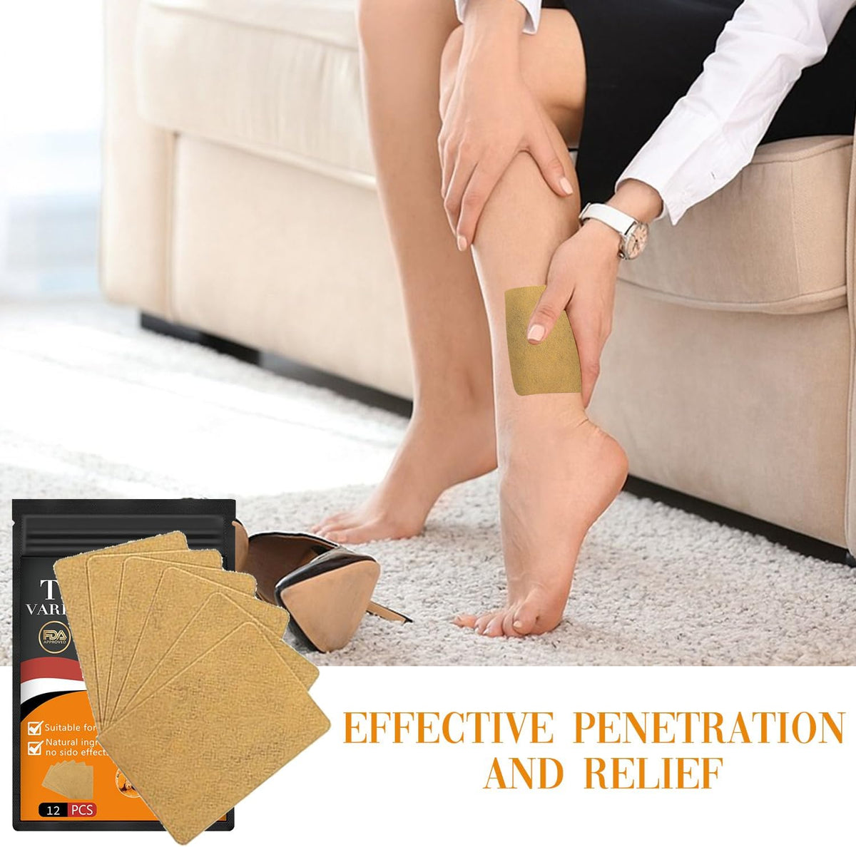 VeinEase™ Turmeric Varicose Vein Patches | 🔥