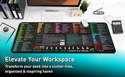 Shortcuts Mouse Pad for Excel Windows