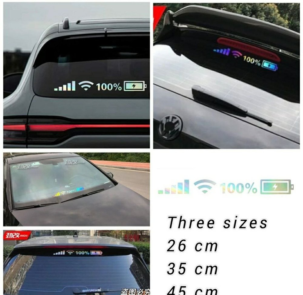 Car Windshield Sticker For Car Decoration