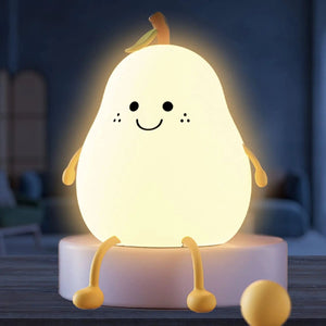 Spongy Squishy Cute Pear Night Lamp