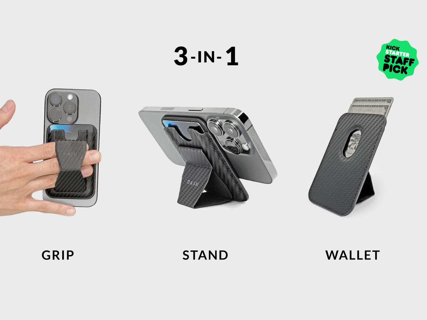 MagSafe 3-in-1 Wallet + Stand + Grip