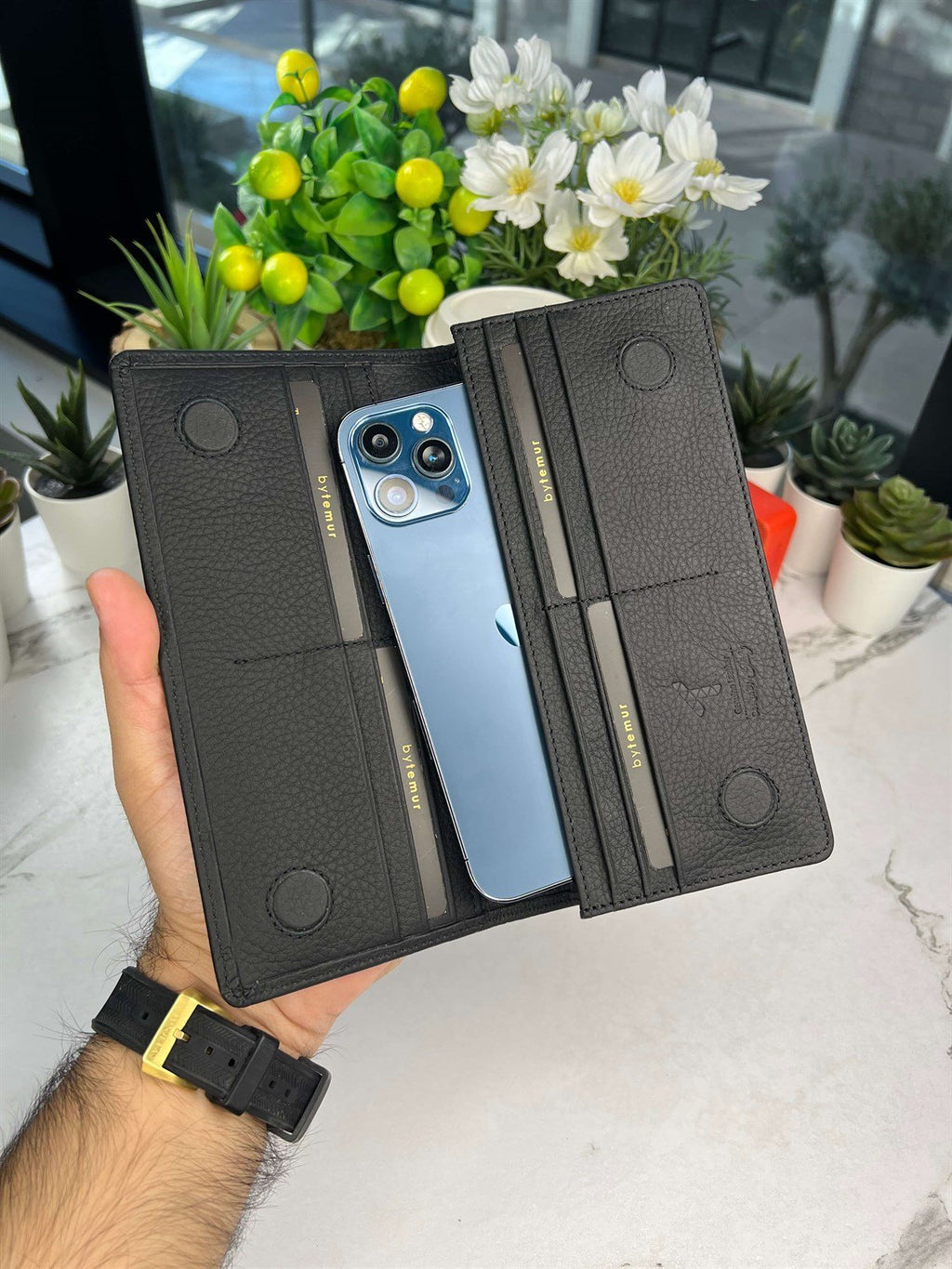 LUXE LEATHER LONG WALLET FOR MEN