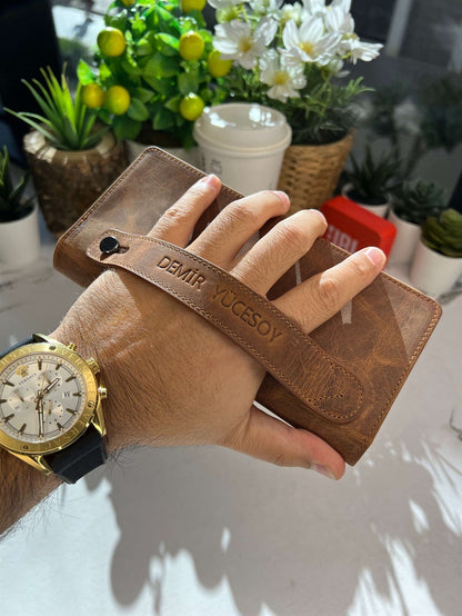 LUXE LEATHER LONG WALLET FOR MEN