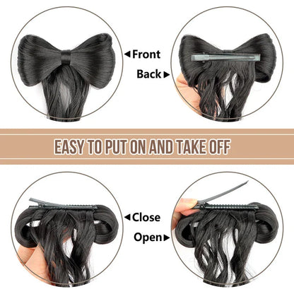 Ponytail Bow Hair Grabbing Clip
