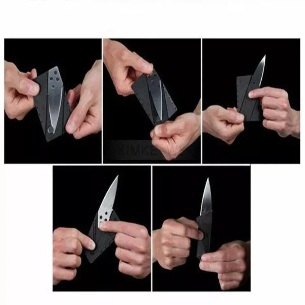 Portable Credit Card Shape Folding Knife