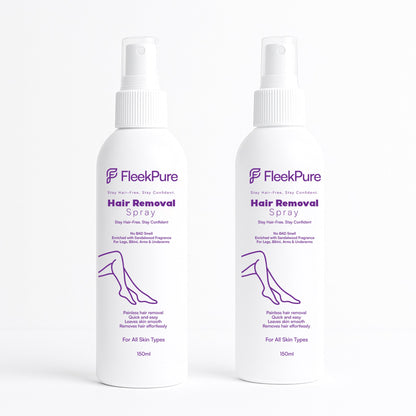 FleekPure Hair Removal Spray - Painless Full Body Solution
