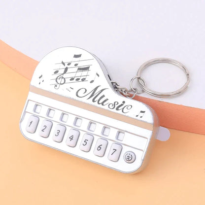 Mini Music Electronic Piano Keychain